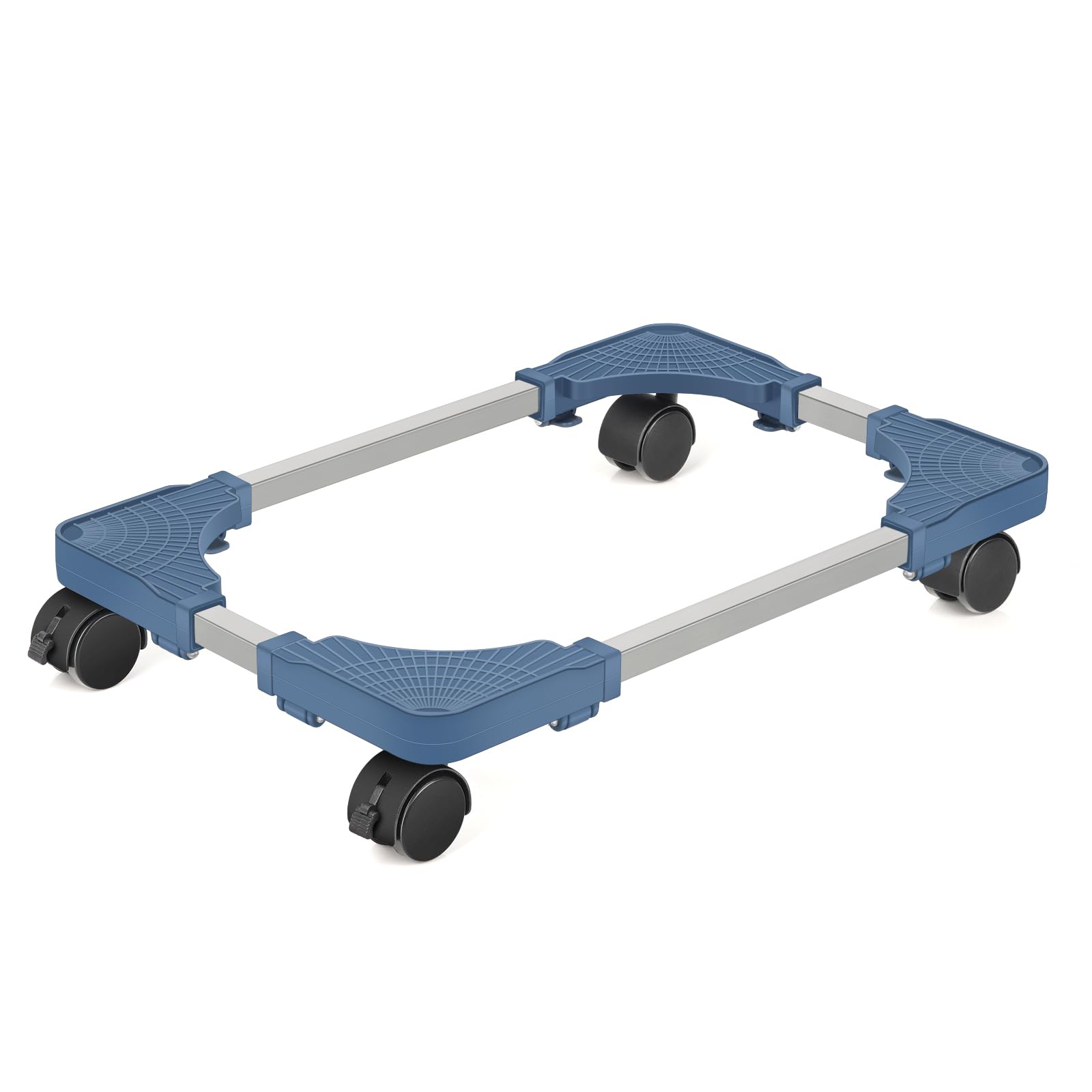 Buy now Liitrton Mobile CPU Stand Adjustable Computer Tower Stand with 4 Caster Wheels Fits Most PC (White) Blue at indiglob india
