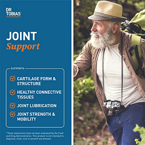 Buy now Dr. Tobias Joint Support Supplement with Glucosamine Chondroitin MSM, Supports Connective Tissue, Function & Flexibility, Extra Strength Joint Supplements for Men & Women, 240 Capsules at indiglob india