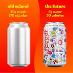 Buy now Poppi Sparkling Prebiotic Soda Beverage with Apple Cider Vinegar, Seltzer Water and Fruit Juice, New Obsessions Variety Pack, 12 Fl Oz, Pack of 12, Packaging May Vary at indiglob india