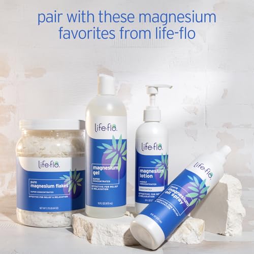 Buy now LIFE-FLO Magnesium Lotion - New, Improved Magnesium Chloride from Zechstein Seabed - Soothes Muscles, Joints When Massaged into Skin - Great for Kids, Hypoallergenic, 8oz Pack of 1, Vanilla at indiglob india