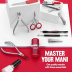 Buy now Revlon Cuticle Scissors, Ultra-Fine Stainless Steel Curved Blade for Neat Cuticles and Hangnail Trimming, Tool for Safe Cuticle Nail Care, 1 count at indiglob india