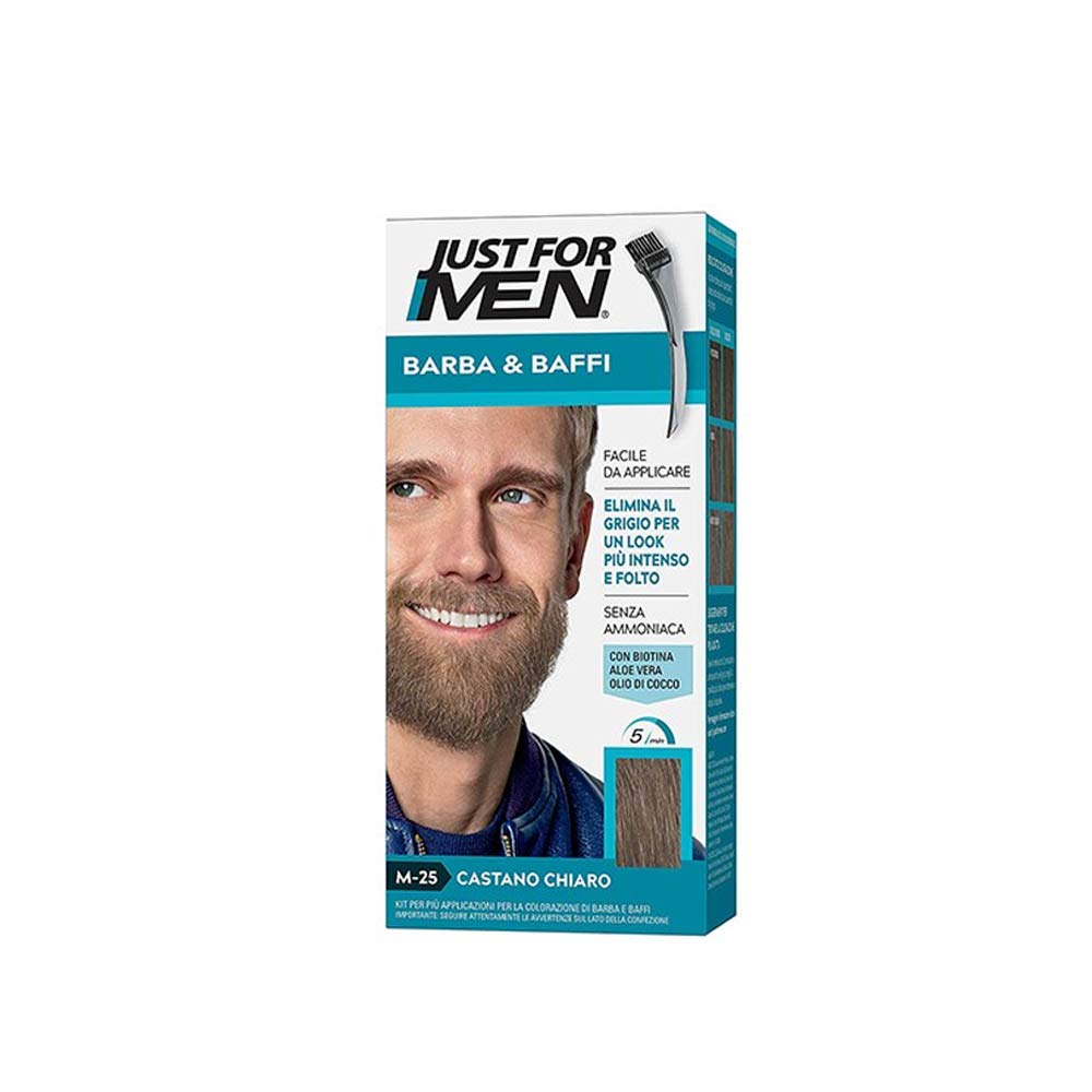 Buy now JUST FOR MEN Color Gel Mustache & Beard M-35 Medium Brown 1 ea Light Brown 3 Count (Pack of 1) at indiglob india