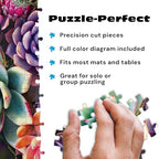 Buy now Buffalo Games - Simple Succulent - James Mertke - 1000 Piece Jigsaw Puzzle for Adults - Challenging Puzzle for Game Nights - Vibrant Plant Artwork - Finished Size 26.75 x 19.75 - Made in the USA at indiglob india