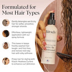 Buy now Kitsch Argan Milk Leave In Conditioner Spray â€“ Hair Detangler Spray for Curly, Wavy, Fine, Dry & Damaged Hair - Silicone-Free | Ideal Gifts for Women - 6.3oz at indiglob india