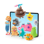 Buy now Fat Brain Toys Hey Clay Poop Oops, Air Dry Clay Kit with Interactive App for Kids & Tweens, Modeling Clay and Crafts Set at indiglob india
