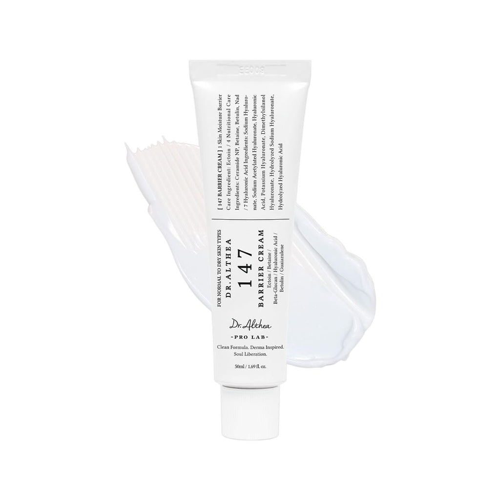 Dr.Althea 147 Barrier Cream, Korean Skin Care, 0.50 Fl Oz (Ver.2) | Deep Hydration, Daily Skin Care with Ceramides, NAD, Hyaluronic Acid, Ectoin, Vegan Face Moisturizer for All Skin Types