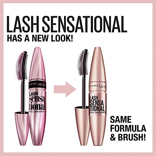 Buy now Maybelline Lash Sensational Washable Mascara, Lengthening and Volumizing for a Full Fan Effect, Blackest Black, 1 Count at indiglob india