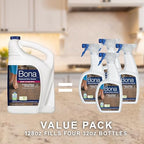 Buy now Bona Hardwood Floor Cleaner Concentrate, Cedar Wood Scent, 1 fl oz, Pack of 4 (Makes 128 fl oz) - Residue-Free Floor Cleaning Concentrate Spray Mop and Spray Bottle Refill - For Wood Floors at indiglob india