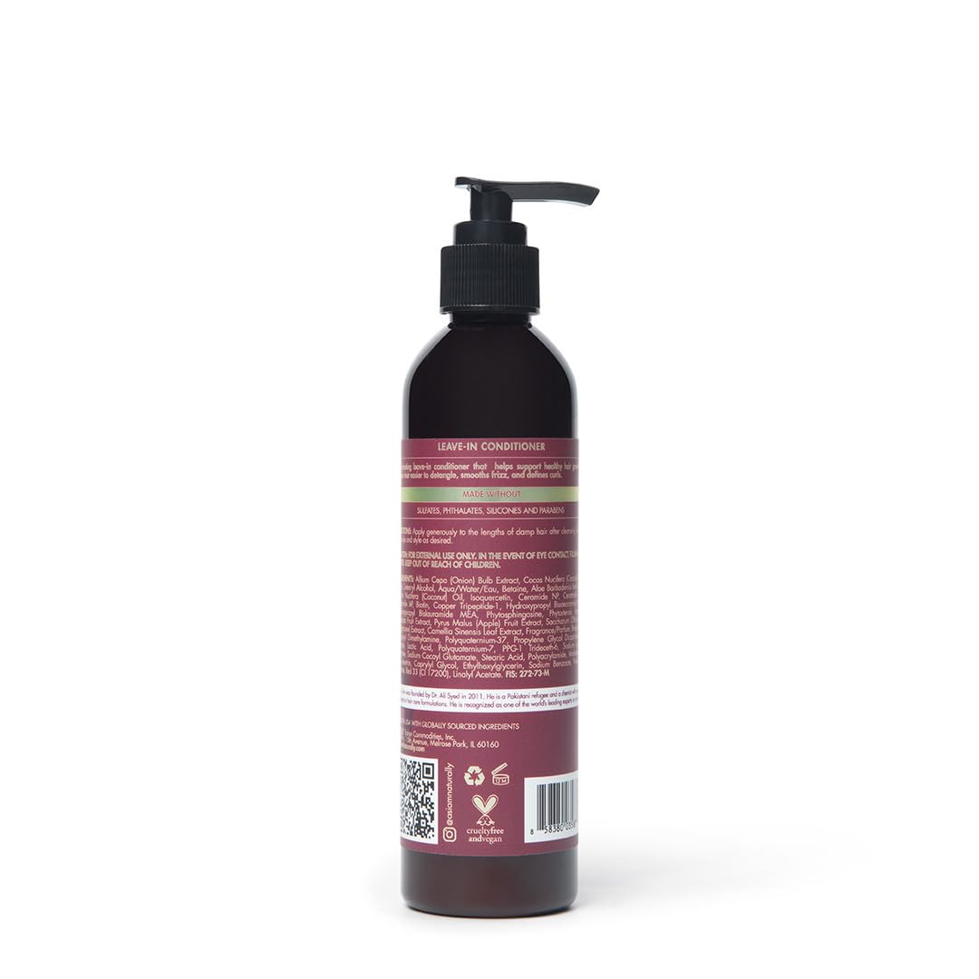 As I Am Onion Leave in Conditioner - 8 oz - with Red Onion, Ceramides & Isoquercetin - Helps Support Healthy Hair Growth