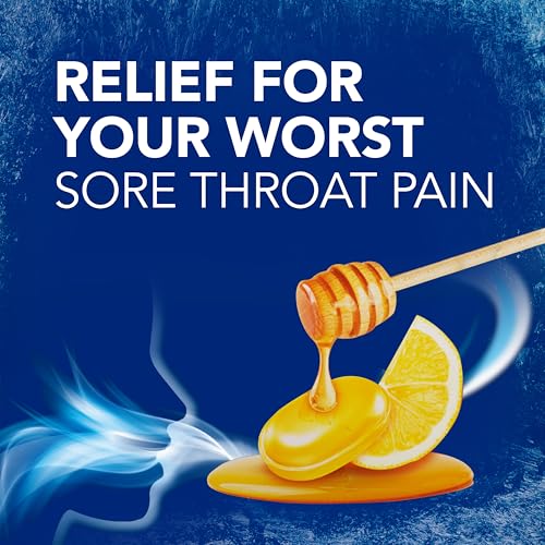 Buy now Vicks VapoCOOL SEVERE Medicated Sore Throat Drops, Fast-Acting Max Strength Relief, Soothes Sore Throat Caused by Cough, Powerful Vicks Vapors, Menthol, Honey Lemon Chill, 225 Total (5 Packs of 45) at indiglob india
