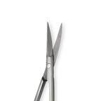 Amazon Basics Beauty Scissors, Stainless Steel, Curved Precision Cutting, Multipurpose Grooming Tool, Easy to Use, Silver