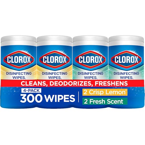 Buy now Clorox Disinfecting Cleaning Wipes Variety Pack, 75 Count Each, Pack of 4 (Package May Vary) at indiglob india