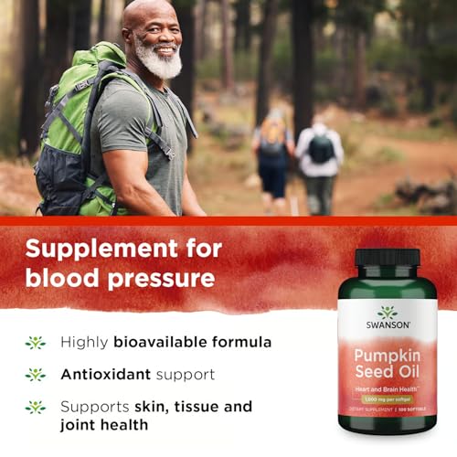 Buy now Swanson, Pumpkin Seed Oil, 1,000 mg, 100 Softgels at indiglob india