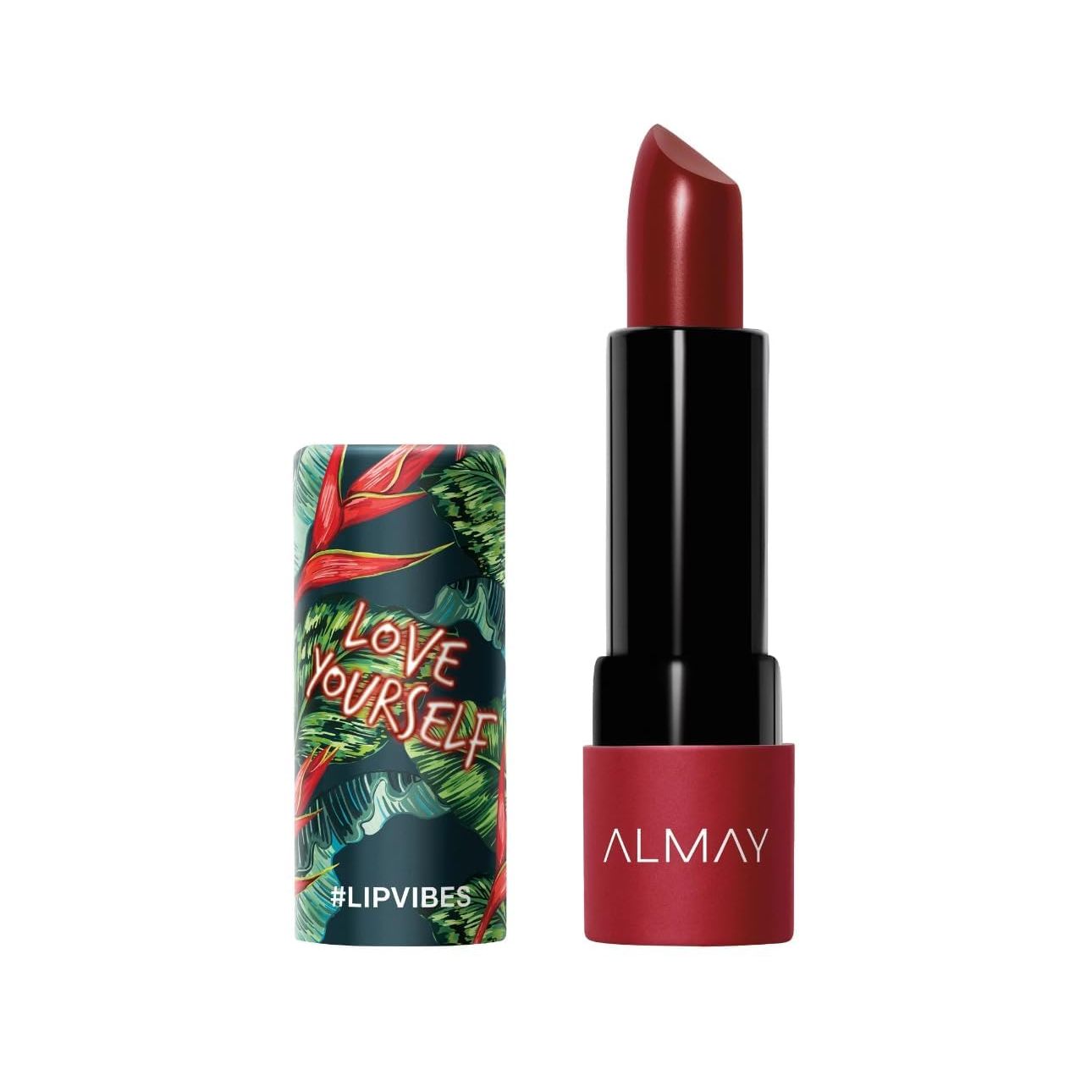 Buy now Almay Lip Vibes Lipstick with Vitamin E Oil & Shea Butter, Matte Finish, Hypoallergenic, Treat Yourself, 0.14 Oz 0.14 Ounce (Pack of 1) 014 Love Yourself at indiglob india