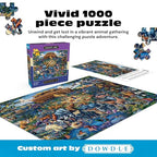 Buy now Buffalo Games - Jigsaw Puzzles 1000 Pieces - Dowdle Noahƒ??s Ark Puzzle - Premium Giftable Foil Box with Reference Poster - Made in USA at indiglob india
