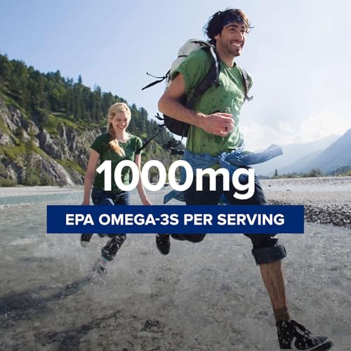Buy now GNC Triple Strength Fish Oil EPA 1000 Mini, 1000mg Omega 3, Mini Softgels, Supports Eye, Brain, Skin, Healthy Triglycerides, Heart, Joint, Coated to Control Fishy Burps, 45 Servings at indiglob india