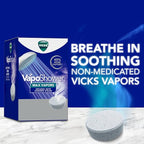 Buy now Vicks VapoShower Max Tablets, Non-Medicated Eucalyptus Shower Steamer Tablets, Menthol, Aromatherapy, 4ct at indiglob india