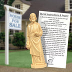 Buy now Religious Gifts Saint Joseph Statue Home Seller Kit with Prayer Card and Instructions at indiglob india