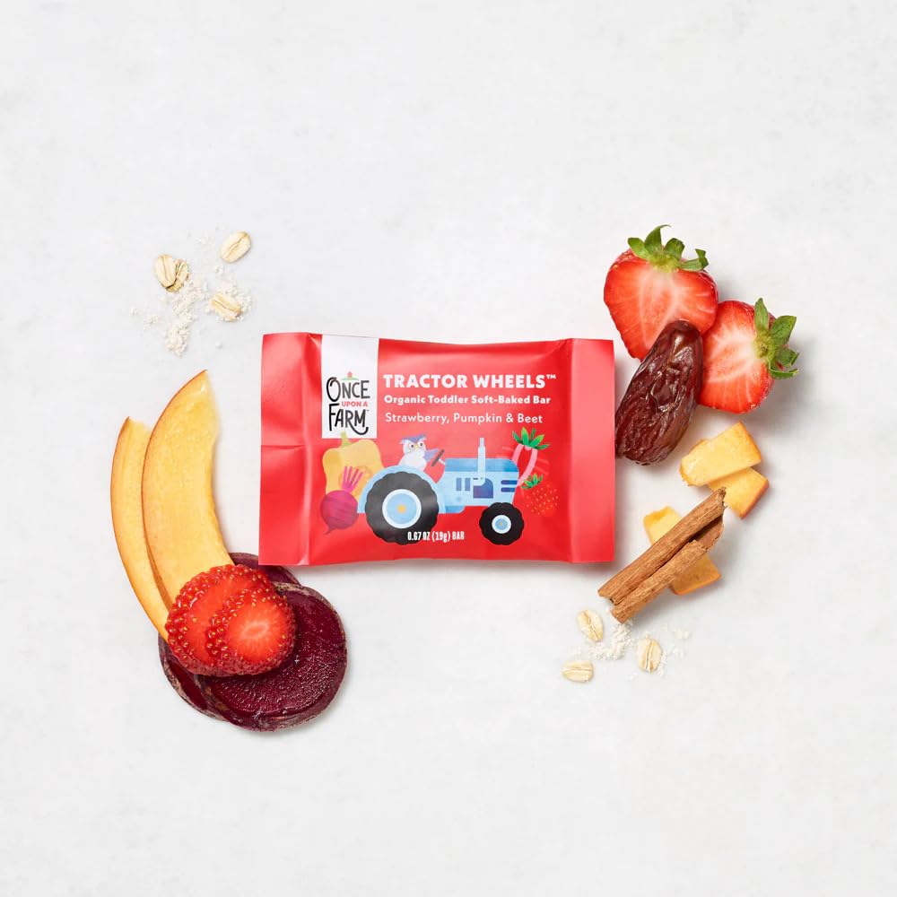 Once Upon a Farm Organic Toddler Bars Variety Pack, Non-GMO