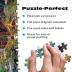 Buy now Buffalo Games - Mountain Retreat - Jeff Haynie - 1000 Piece Jigsaw Puzzle for Adults, Challenging and Colorful Camping Scene, Precision-Cut Pieces, Includes Full-Color Poster at indiglob india