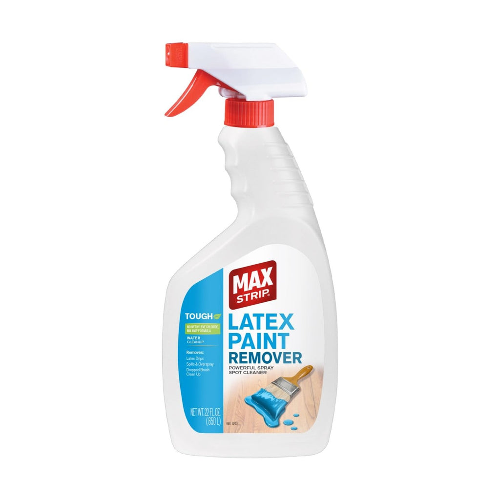 Max Strip Latex Paint Remover Gel Spray, Multi-Surface Safe, 22 fl oz