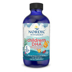 Buy now Nordic Naturals Childrenâ€™s DHA, Strawberry - 4 oz for Kids- 530 mg Omega-3 with EPA & DHA - Brain Development & Function - Non-GMO - 48 Servings at indiglob india
