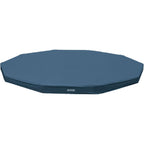 Buy now INTEX 28031E Pool Cover: For 12ft Round Metal Frame Pools – Includes Rope Tie – Drain Holes – 10in Overhang – Snug Fit at indiglob india