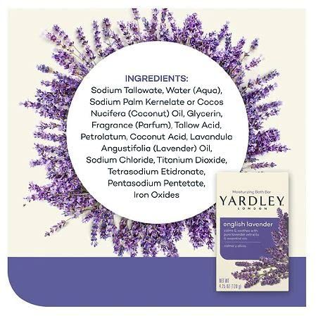 Buy now Yardley London English Lavender with Essential Oils Soap Bar, 4.25 Ounce (Pack of 12) at indiglob india