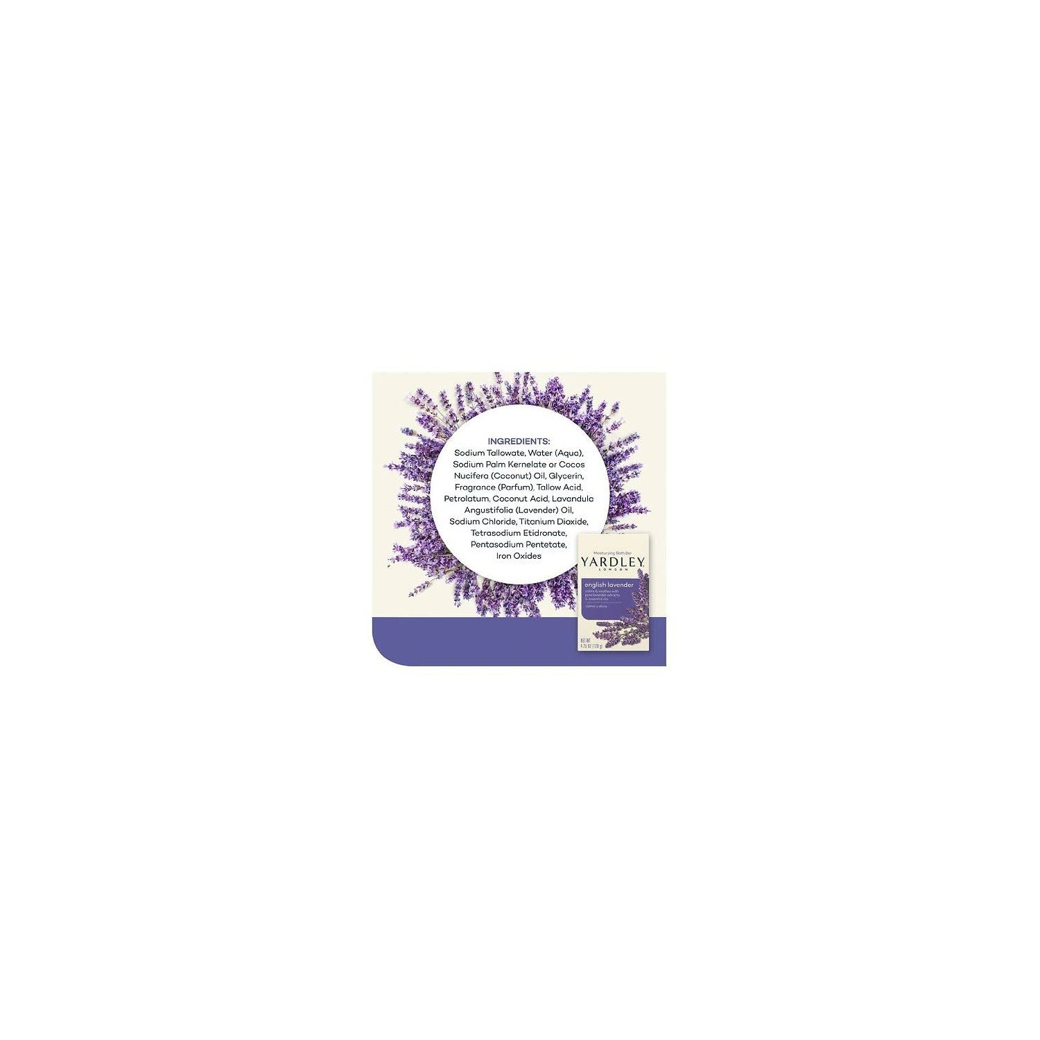 Buy now Yardley London English Lavender with Essential Oils Soap Bar, 4.25 oz Bar (Pack of 10) at indiglob india
