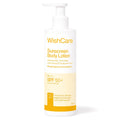 WishCare Sunscreen Body Lotion with SPF 50 PA+++ - Broad Spectrum UVA & UVB Protection, No White Cast, Enriched with Carrot Seed & Raspberry - Body Sunscreen Lotion 200ml (Indian Version)