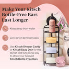 Buy now Kitsch Castor Oil Shampoo and Conditioner Set - Organic Castor Oil Hair Care for Dull & Dry Hair - Nourishing Bar Soap for Hair Growth - Free of Sulfate, Silicone, & Paraben - Made in USA - 2pcs at indiglob india