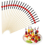 Buy now OOTSR 100 Pieces Cocktail Picks, 4.7 inch Red Fruit Toothpicks Sandwich Cocktail Picks for Wedding Party Appetizer Drink Martini Food Supplies Birthday Cake Party Snack Decorative at indiglob india