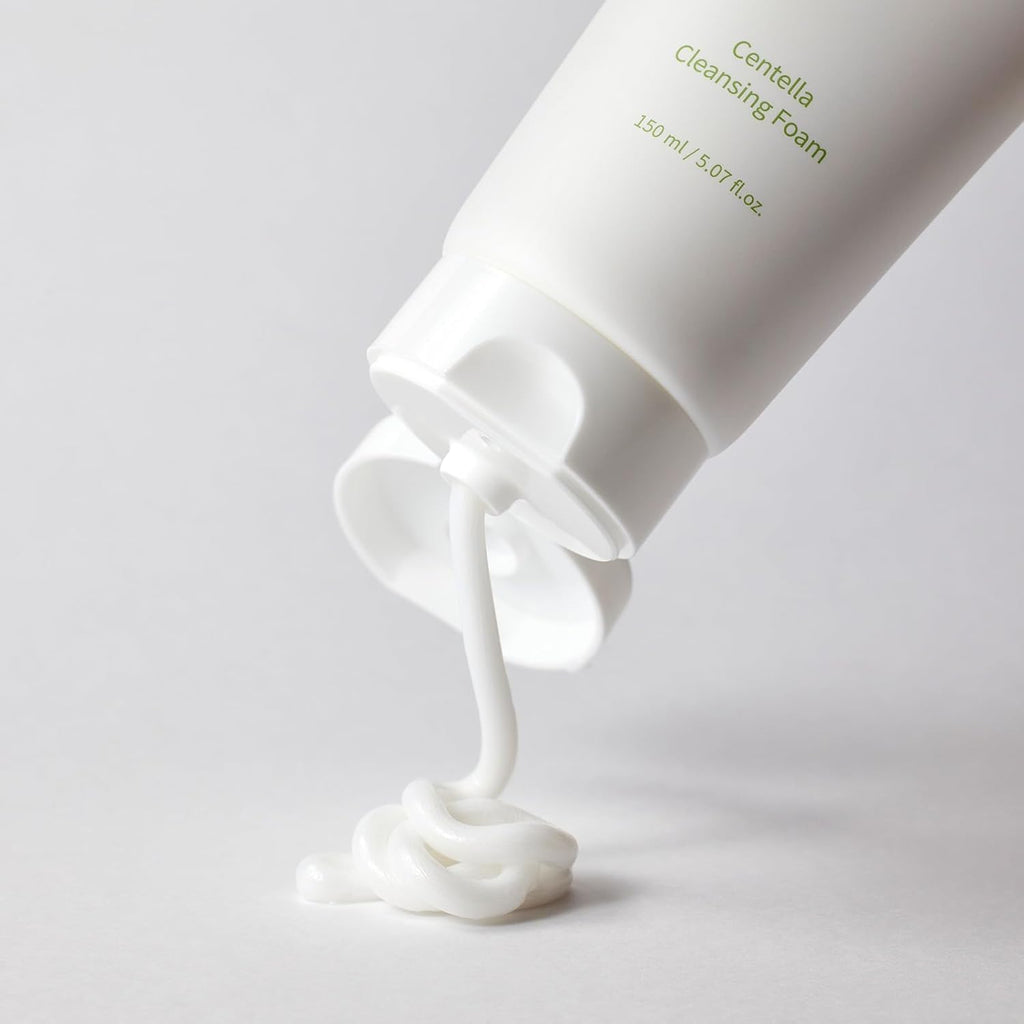 mixsoon Centella Cleansing Foam Face Wash with Cica, Low pH Cleansing and Soothing for Face, Hydrating Formula 150ml / 5.07 fl. oz. Korean Glass Skin Care