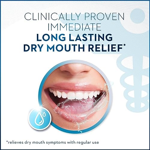 Buy now Oral-B Dry Mouth Oral Rinse Mouthwash, Moisturizing Mint, 16 Fl Oz at indiglob india
