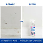 812 Wall & Baseboard Cleaner Spray – Safely Cleans Painted Walls, Baseboards, Ceiling Fans, Doors & More | Family & Pet Friendly | Made in America | 24oz.