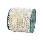 Buy now B&S FEEL 5mm Faux Pearl Beads Garland Pearl Bead Roll Strand for Wedding Party Decoration, 99 Feet Roll (Ivory) at indiglob india