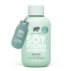 ella+mila Soy Nail Polish Remover - Non-Acetone with Lavender Oil, 4 fl oz | Soy-based non-acetone remover; lavender oil; vitamins A, C & E; gentle on bare nails; vegan; 4 fl oz