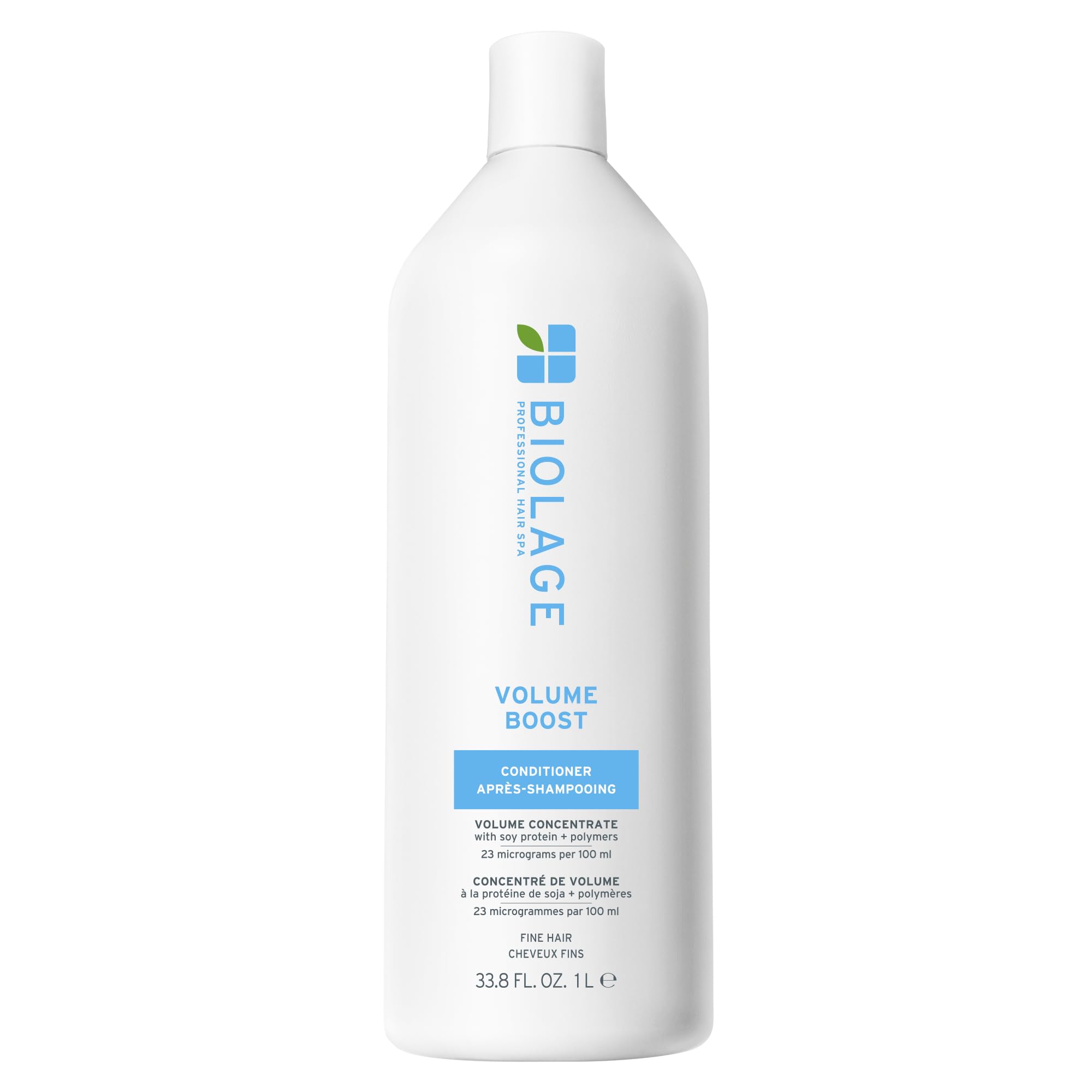 Biolage Volume Boost Conditioner – For Fine Hair | Weightless Moisture, Shine & Volume, Detangles Fine Hair, Soy Protein & Polymers, Vegan & Paraben-Free