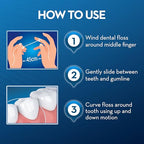 Buy now Oral B 005012 Unwaxed Dental Floss, 50 M at indiglob india