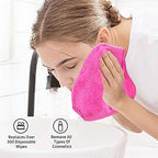Buy now UWEME Makeup Remover Cloths 4 Count: Microfiber Reusable Fast Drying Washcloth, Face Towels for Women at indiglob india