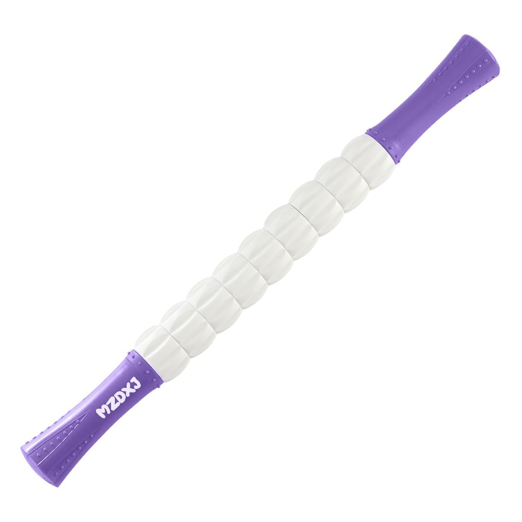 Buy now Muscle Roller Massage Roller Stick- Deep Tissue Fascia Blaster for Myofascial Pain Relief, Lymphatic Drainage & Body Sculpting, Handheld Physical Therapy & Recovery Tool (Black White-24 inch) at indiglob india