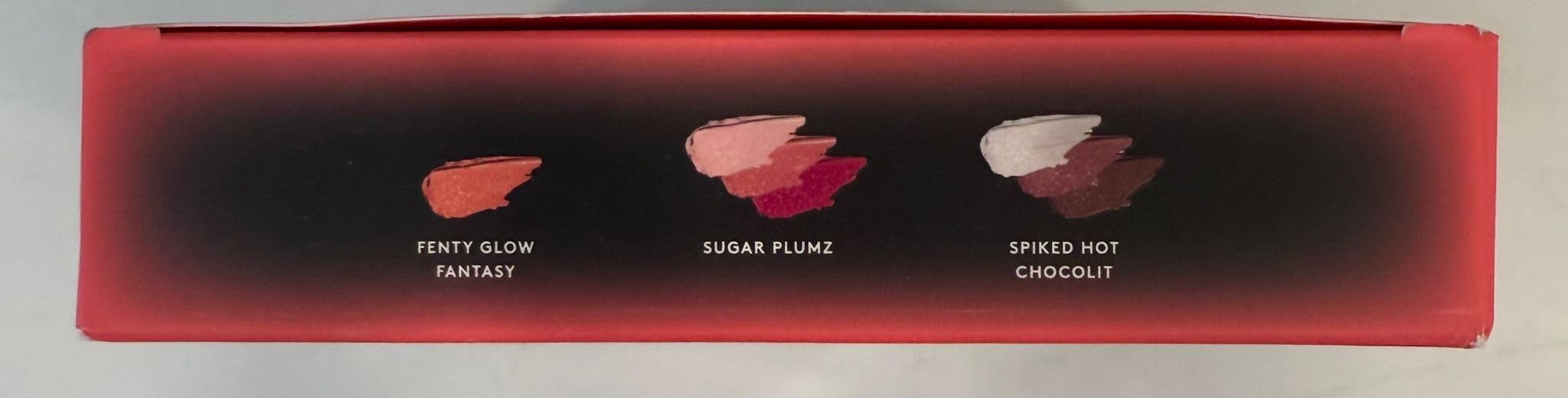 Buy now FENTY BEAUTY Glossy Posse VIII 3-Piece Lip Luminizer Set | Shades Fenty Glow Fantasy, Sugar Plumz, Spiked Hot Chocolit | 3 x 0.3 Fl Oz at indiglob india