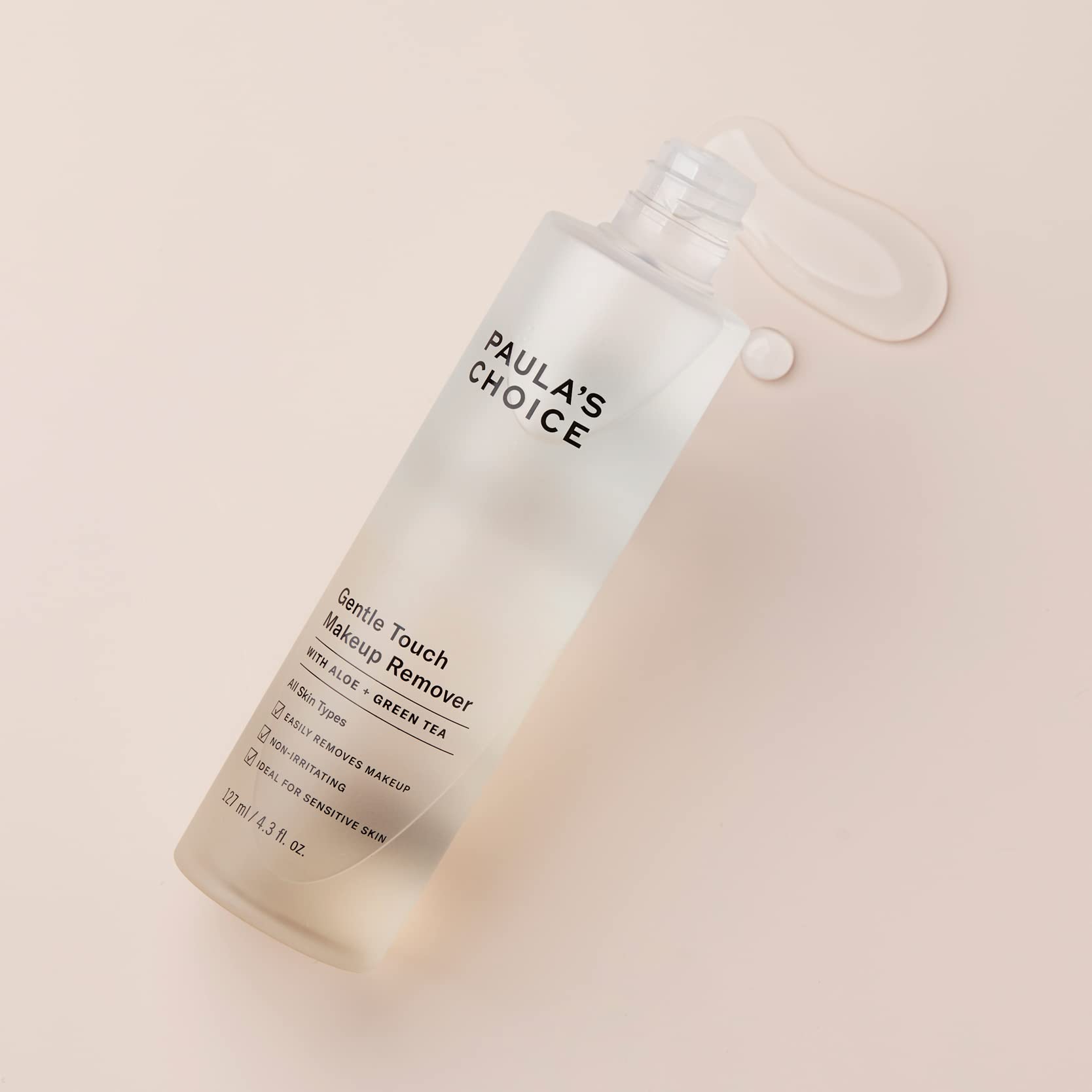 Buy now Paula's Choice Gentle Touch Oil Free Waterproof Makeup Remover, Aloe & Green Tea, Non-Irritating, 4.3 Ounce at indiglob india