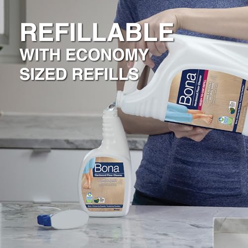 Buy now Bona Hardwood Floor Cleaner Concentrate, Cedar Wood Scent, 1 fl oz, Pack of 4 (Makes 128 fl oz) - Residue-Free Floor Cleaning Concentrate Spray Mop and Spray Bottle Refill - For Wood Floors at indiglob india