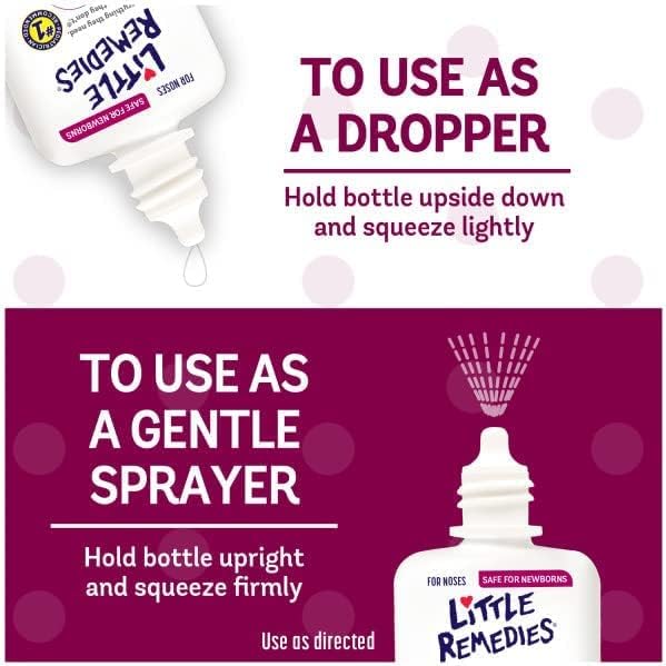 Buy now Little Remedies Little Noses Saline Spray Drops, 1 Fl Oz, Pack of 2 at indiglob india