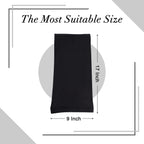 Buy now Leeven 2 Pieces Wide Elastic Loc Cap and Long Braid Cover for Full Hair, Stocking Sleep - Black at indiglob india