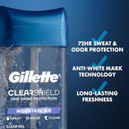 Buy now Gillette Antiperspirant and Deodorant for Men, 72hr Sweat & Odor Protection, Long Lasting Freshness, Anti-White Mark Technology, Clear Gel, Mountain Air Scent, 3.8 oz at indiglob india
