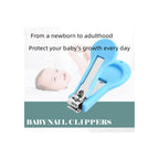 Baby Nail Clippers, 2‑Pack Safe Nail Clippers for Newborns and Up