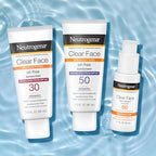 Buy now Neutrogena Clear Face Serum Sunscreen with Green Tea, Broad Spectrum SPF 60, Non-Comedogenic Face Sunscreen for Lightweight UVA/UVB Protection, Oxybenzone- & Fragrance-Free, 1.7 fl. oz at indiglob india
