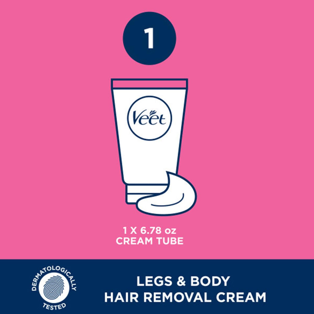 Buy now Veet Sensitive Skin Formula with Aloe Vera and Vitamin E, Dermatologically Tested Hair Removal Gel Cream 6.76 Fl Oz. for Legs & Body (2 Pack) at indiglob india